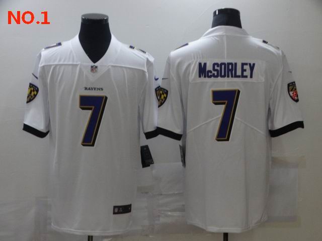 Men's Baltimore Ravens 7 Trace Mcsorley Jerseys-2